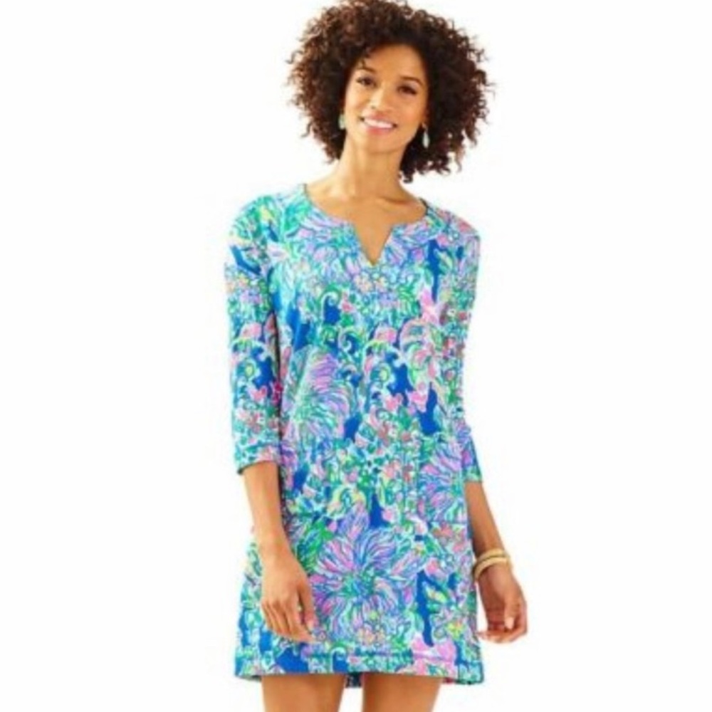NWT Joyce dress, Indigo Exotic Escapade - Picture 2 of 8